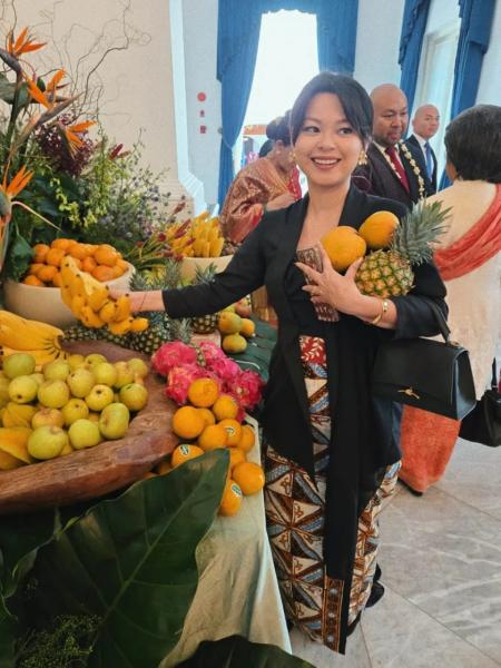Gustika Jusuf Kenakan Batik Slobog di HUT RI ke-80 sebagai Bentuk Kritik Sosial